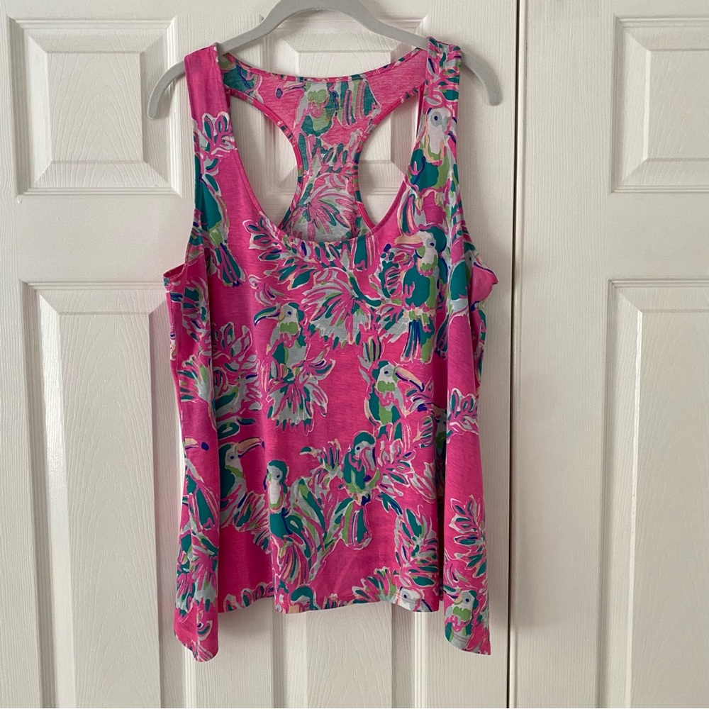 Lilly Pulitzer Monterey Tank Toucan Print - Preppy - Picture 10 of 14